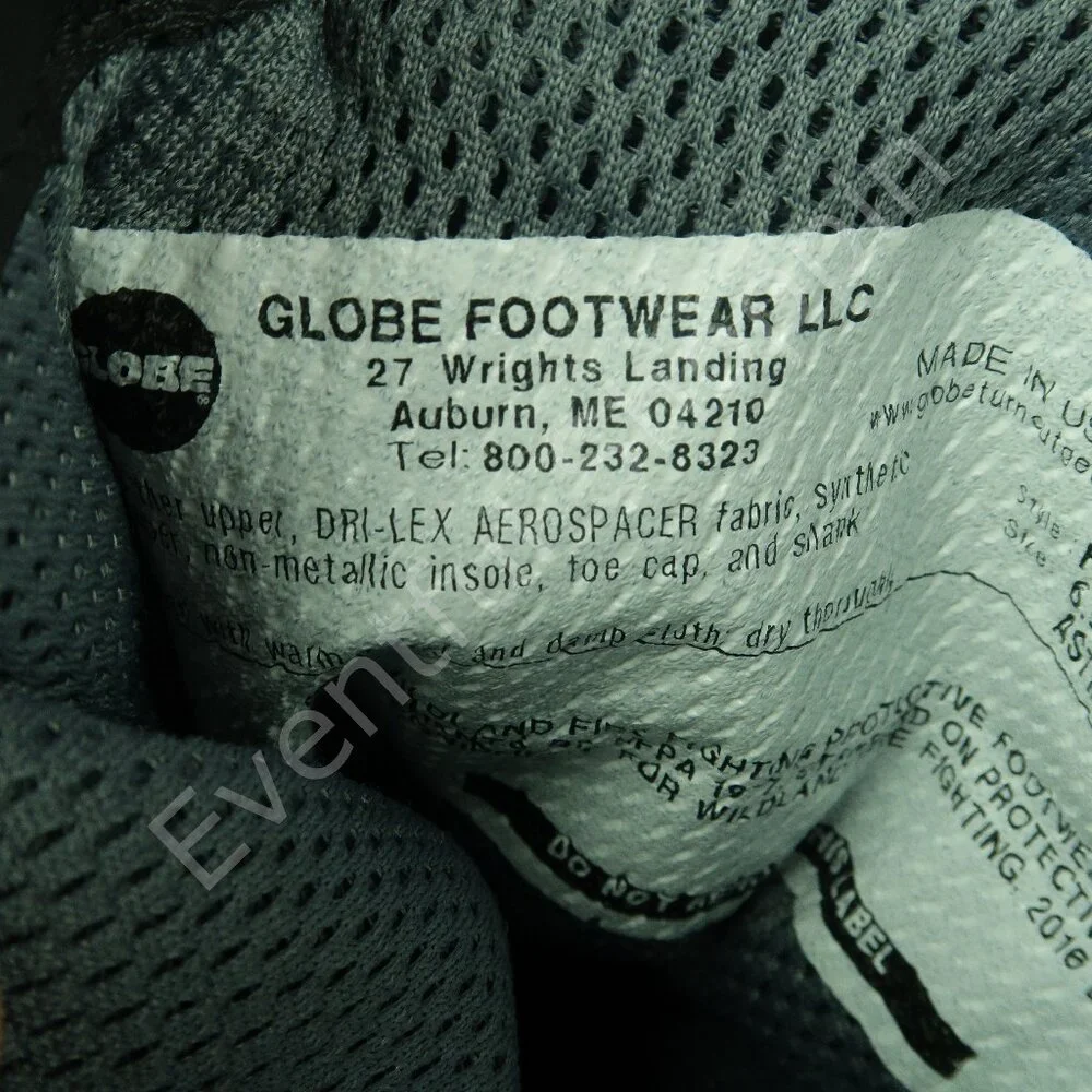 Globe Boot Mens 6.5 Black 10